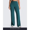 image:imageAoxjox Womens Workout Athlenza Straight Leg Bottoms High Waist Lumastretch Gym Yoga Pants 31 33 35Evergreen