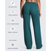 image:imageAoxjox Womens Workout Athlenza Straight Leg Bottoms High Waist Lumastretch Gym Yoga Pants 31 33 35Evergreen