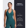 image:imageAoxjox Womens Workout Athlenza Straight Leg Bottoms High Waist Lumastretch Gym Yoga Pants 31 33 35Evergreen
