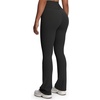 image:imageAoxjox Mini Flare Leggings for Women Trinity Tummy Control High Waisted Wide Leg Yoga Pants 293133Black