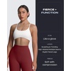 image:imageAoxjox Mini Flare Leggings for Women Trinity Tummy Control High Waisted Wide Leg Yoga Pants 293133Burgundy