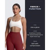 image:imageAoxjox Mini Flare Leggings for Women Trinity Tummy Control High Waisted Wide Leg Yoga Pants 293133Burgundy