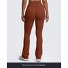 image:imageAoxjox Mini Flare Leggings for Women Trinity Tummy Control High Waisted Wide Leg Yoga Pants 293133Cherry Mahogany