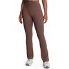 image:imageAoxjox Mini Flare Leggings for Women Trinity Tummy Control High Waisted Wide Leg Yoga Pants 293133Fudge Coffee
