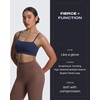 image:imageAoxjox Mini Flare Leggings for Women Trinity Tummy Control High Waisted Wide Leg Yoga Pants 293133Fudge Coffee