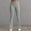 image:imageAoxjox Mini Flare Leggings for Women Trinity Tummy Control High Waisted Wide Leg Yoga Pants 293133Grey