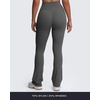image:imageAoxjox Mini Flare Leggings for Women Trinity Tummy Control High Waisted Wide Leg Yoga Pants 293133Iron Grey