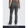 image:imageAoxjox Mini Flare Leggings for Women Trinity Tummy Control High Waisted Wide Leg Yoga Pants 293133Iron Grey