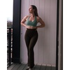 image:imageAoxjox Mini Flare Leggings for Women Trinity Tummy Control High Waisted Wide Leg Yoga Pants 293133Mulch