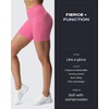 image:imageAoxjox Scarlett Workout Biker Shorts for Women Tummy Control High Waisted Hidden Scrunch Athletic Gym Running Yoga Short 6Azalea Pink