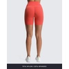 image:imageAoxjox Scarlett Workout Biker Shorts for Women Tummy Control High Waisted Hidden Scrunch Athletic Gym Running Yoga Short 6Spiced Coral