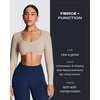 image:imageAoxjox Womens Workout Peach Contour Seamless Hidden Scrunch Butt Lift Leggings for Women Gym Yoga Pants 24Naval Blue