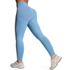 image:imageAoxjox Womens Workout Peach Contour Seamless Hidden Scrunch Butt Lift Leggings for Women Gym Yoga Pants 24Blue Moon