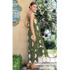 imageECOWISH Womens Summer Maxi Dress Casual One Shoulder Midi Dresses Beach Vacation Boho Resort Long Sundress with Pockets 2025Olive Green