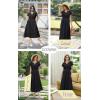 imageECOWISH Women Casual Midi Dress 2025 Button V Neck Cotton Summer Dresses Short Sleeve ALine Shirt Long Dress with Pockets422 Black