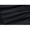 imageECOWISH Summer Dresses for Women 2025 VNeck Spaghetti Strap Bowknot Backless Sleeveless Lace Mini Swing Skater DressBlack