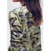 imageECOWISH Womens Casual Floral Zip Up Bomber Jacket Coat Lightweight Short Camo No Lining Outwear Tops Windbreaker with Pocket333 Army Green Camouflage