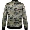 imageECOWISH Womens Casual Floral Zip Up Bomber Jacket Coat Lightweight Short Camo No Lining Outwear Tops Windbreaker with Pocket333 Army Green Camouflage
