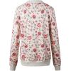 imageECOWISH Womens Casual Floral Zip Up Bomber Jacket Coat Lightweight Short Camo No Lining Outwear Tops Windbreaker with Pocket333 Pink