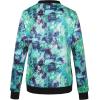 imageECOWISH Womens Casual Floral Zip Up Bomber Jacket Coat Lightweight Short Camo No Lining Outwear Tops Windbreaker with Pocket333green