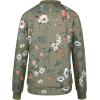 imageECOWISH Womens Casual Floral Zip Up Bomber Jacket Coat Lightweight Short Camo No Lining Outwear Tops Windbreaker with Pocket337army Green