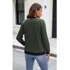imageECOWISH Womens Casual Floral Zip Up Bomber Jacket Coat Lightweight Short Camo No Lining Outwear Tops Windbreaker with PocketSgreen