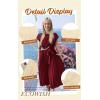 imageECOWISH Summer Maxi Dress Women Cocktail Formal Wedding Guest Long Short Sleeve Pleated Dresses Empire Waist Crew Neck Slit30wine Red