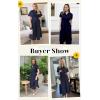 imageECOWISH Womens Midi Dress Summer Spring Short Sleeve Button Front Casual A Line Maxi Shirt Dresses with V Neck Pockets 2025Navy Blue