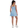 imageECOWISH Womens Tennis Dress with Shorts Pockets Summer Sleeveless Pleated Mini Athletic Golf Workout Sports SkortLight Blue