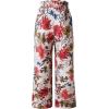 imageECOWISH Wide Leg Pants for Women Summer 2025 Palazzo Tropical Floral Casual High Waist Flared Trousers with PocketsPink