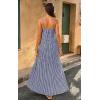 imageECOWISH Women Sleeveless Maxi Dress Summer Spaghetti Strap Casual Loose Boho Beach Dress Asymmetric Tiered Flowy Long Dress429 Navy Blue