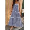 imageECOWISH Women Sleeveless Maxi Dress Summer Spaghetti Strap Casual Loose Boho Beach Dress Asymmetric Tiered Flowy Long Dress429 Navy Blue
