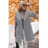imageECOWISH Women Sweater Cardigan 2025  Striped Fall Jacket Knit Coat Oversize Long Sleeve Lapel Open Front CoatiganBlack White