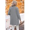 imageECOWISH Women Sweater Cardigan 2025  Striped Fall Jacket Knit Coat Oversize Long Sleeve Lapel Open Front CoatiganBlack White