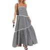 imageECOWISH Women Sleeveless Maxi Dress Summer Spaghetti Strap Casual Loose Boho Beach Dress Asymmetric Tiered Flowy Long Dress429 Black