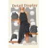 imageECOWISH Polka Dot Women Summer Dress Midi A Line Flowy High Low Sleeveless Boho Floral Halterneck Cocktail Tops Sundress 2025Black