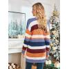imageECOWISH Women Cardigan Sweaters Long Floral Striped Winter Fall Long Sleeve Open Front Cozy Knitted Daisy Fuzzy Coats OutwearFloral