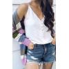 imageECOWISH Women Cardigan Sweaters Long Floral Striped Winter Fall Long Sleeve Open Front Cozy Knitted Daisy Fuzzy Coats OutwearPurple