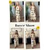 imageECOWISH Womens Summer Maxi Dress Casual One Shoulder Midi Dresses Beach Vacation Boho Floral Long Sundress with Pockets 2025Beige