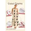 imageECOWISH Womens Summer Maxi Dress Casual One Shoulder Midi Dresses Beach Vacation Boho Floral Long Sundress with Pockets 2025Beige