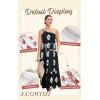 imageECOWISH Womens Summer Maxi Dress Casual One Shoulder Midi Dresses Beach Vacation Boho Floral Long Sundress with Pockets 2025Black
