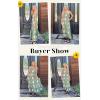 imageECOWISH Womens Summer Maxi Dress Casual One Shoulder Midi Dresses Beach Vacation Boho Floral Long Sundress with Pockets 2025Olive Green