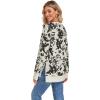 imageECOWISH Women Side Split Sweatshirt Fall Crewneck Long Sleeve Oversized Camo Shirts Casual Camouflage Print Pullover Tops472 Black Floral
