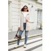 imageECOWISH Women Long Puffer Vest Fall Zip up Reversible Fleece Jacket 2025 Winter Warm Sleeveless Hooded Coat with Pockets462 Light Khaki