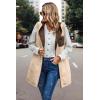 imageECOWISH Women Long Puffer Vest Fall Zip up Reversible Fleece Jacket 2025 Winter Warm Sleeveless Hooded Coat with PocketsCoffee