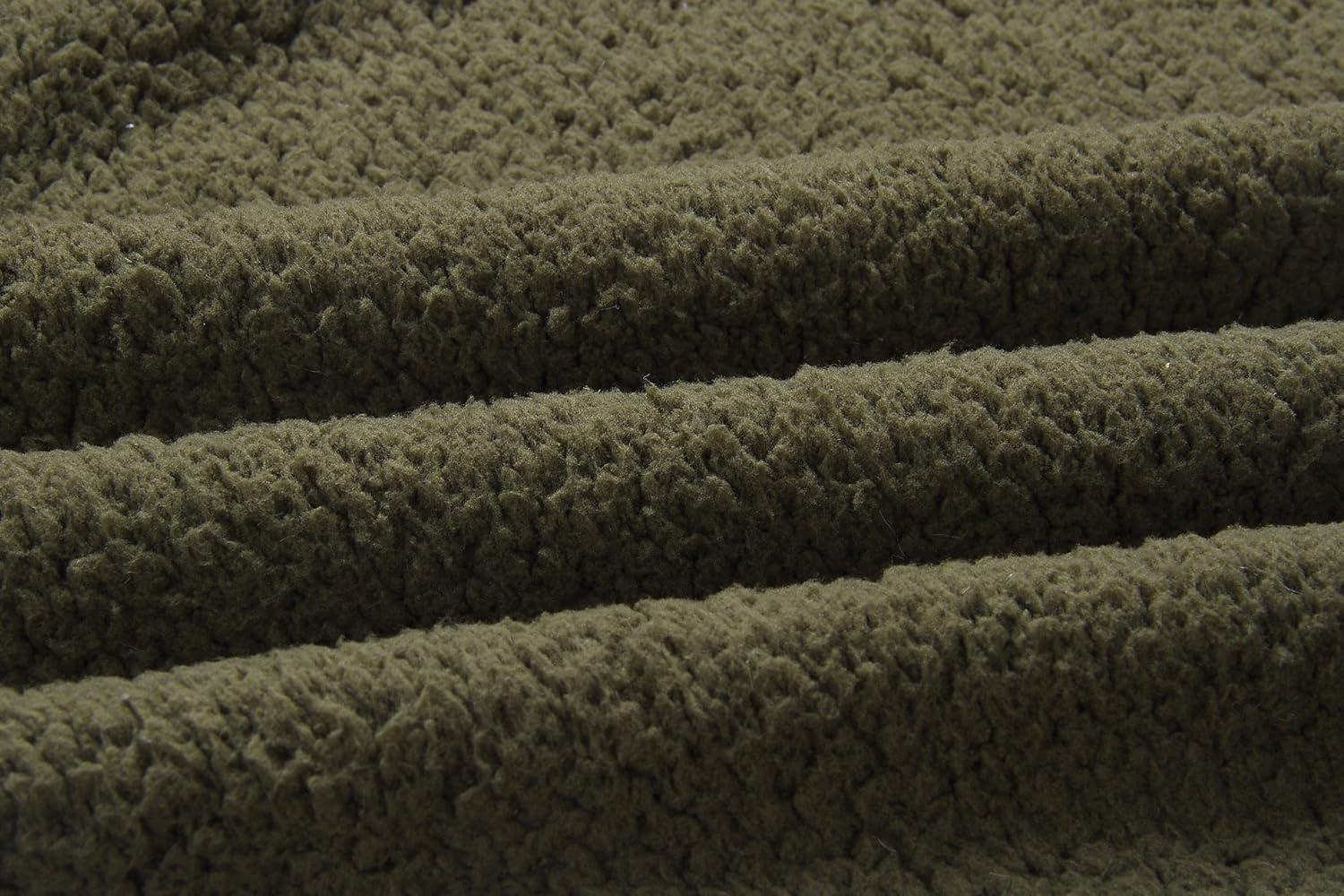 imageECOWISH Women Jacket Winter Coat  2025 Fur Fleece Long Sleeve Sherpa Faux Fuzzy Fall Teddy Fluffy Zip Lapel OutfitsGreen