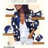 imageECOWISH Womens Casual Floral Zip Up Bomber Jacket Coat Lightweight Short Camo No Lining Outwear Tops Windbreaker with Pocket333navy Blue