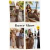 image:imageECOWISH Palazzo Pants for Women Casual Summer Loose Baggy Wide Leg Flowy High Waisted Polka Dot Trouser with Belt Pocket 2026160 Khaki Lightning