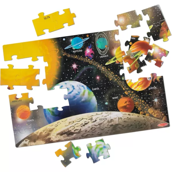 imageMelissa ampamp Doug Solar System Floor Puzzle 48 pcs 2 x 3 Feet  FSC CertifiedSolar System