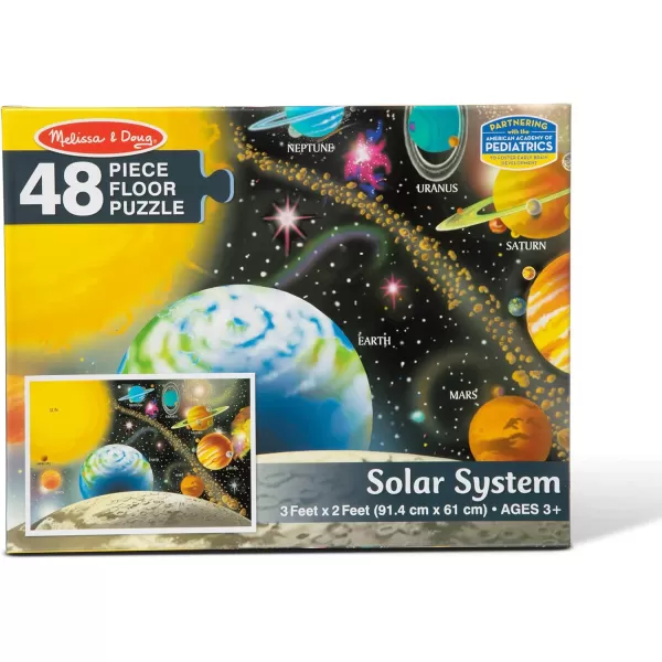 imageMelissa ampamp Doug Solar System Floor Puzzle 48 pcs 2 x 3 Feet  FSC CertifiedSolar System